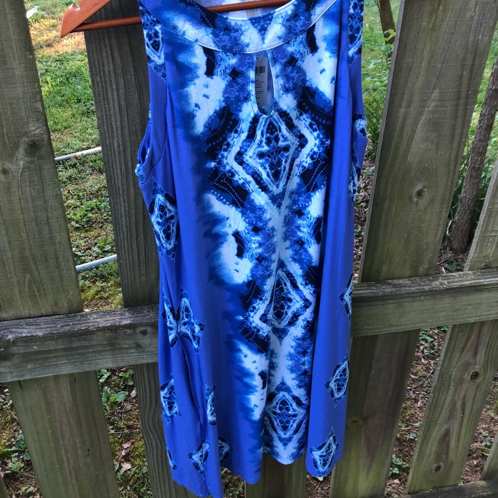 SOMA 🆕 NWT blue dress! ULTRA-soft 💙 & pockets!